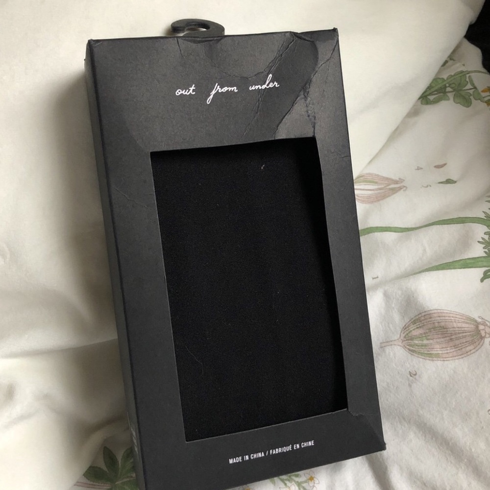 out from under fleece-lined footless tights ☾
